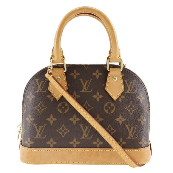 LOUIS VUITTON Alma BB Handbag 2WAYShoulder Brown Monogram canvas Women - Picture 1 of 12